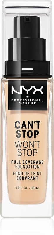 NYX Professional Makeup Can't Stop Won't Stop Full Coverage high coverage foundation color 06 Vanilla 30 ml