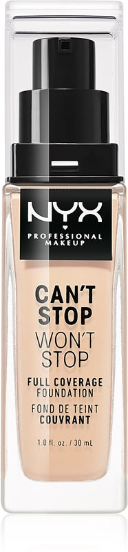 NYX Professional Makeup Can't Stop Won't Stop Full Coverage high coverage foundation color 05 Light 30 ml