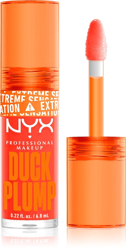 NYX Professional Makeup Duck Plump Volumengebender Lipgloss Farbe 13 Peach Out 7 ml