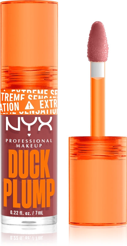 NYX Professional Makeup Duck Plump Lipgloss Volumeneffekt Farbe 08 Mauve Out Of My Way 7 ml