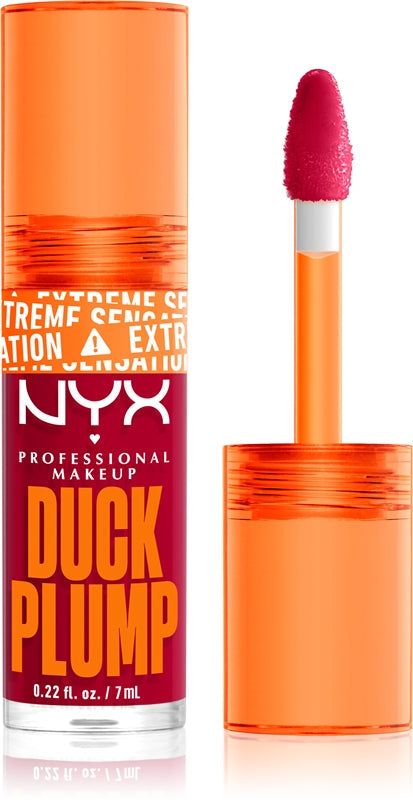 NYX Professional Makeup Duck Plump Lipgloss Volumeneffekt Farbe 14 Hall Of Flame 7 ml