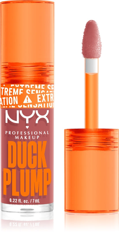 NYX Professionel Makeup Duck Plump lipgloss volumengivende effekt farve 03 Nude Swings 7 ml