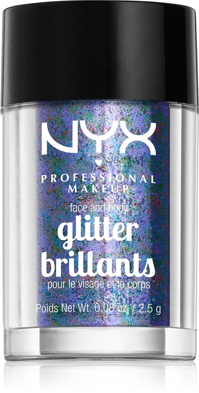 NYX Professionel Makeup Glitter Face and Body Glitter Color 11 Violet 2,5 g