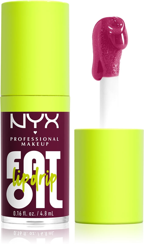 NYX Profesjonell sminke Fat Drip Lip Oil Color 04 That's Chic 4,8 ml