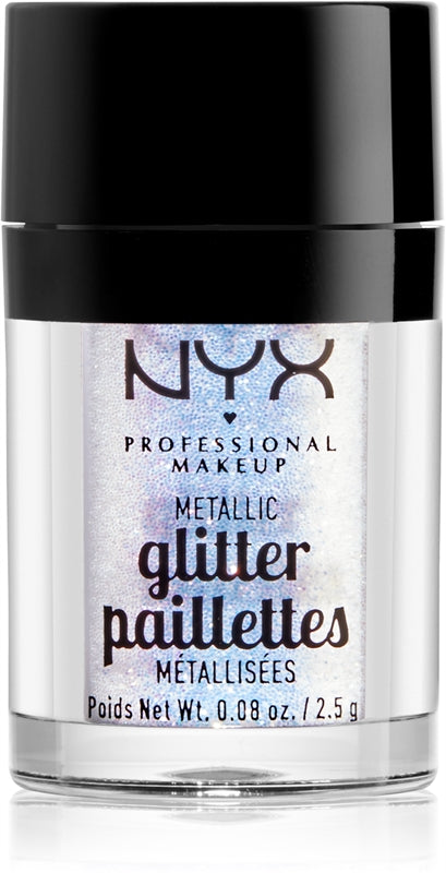 NYX Professionelles Make-up Glitter Goals Metallic für Gesicht und Körper Farbe 05 Lumi-lite 2,5 g