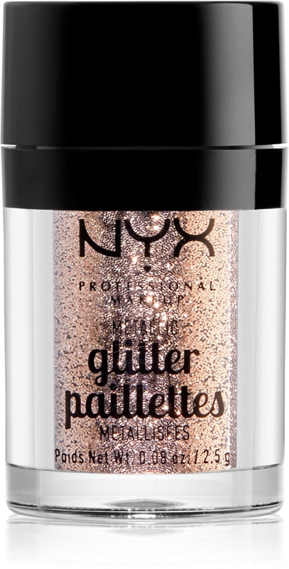 NYX Profesionální make-up Glitter Goals Metallic for Face and Body Color 04 Goldstone 2,5g