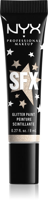 NYX Profesionální make-up Halloween Paint glitter na obličej a tělo barva 01 Graveyard Glam 8 ml