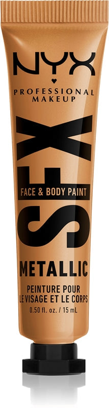 NYX Professionell smink Halloween SFX Paints Cream Eyeshadow for Face and Body Color 05 Gold Dusk 15ml