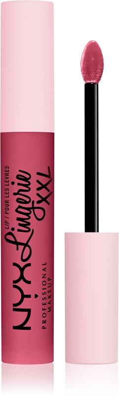 NYX Professional Makeup Lingerie XXL płynna szminka o matowym wykończeniu kolor 15 - Pushd up 4 ml