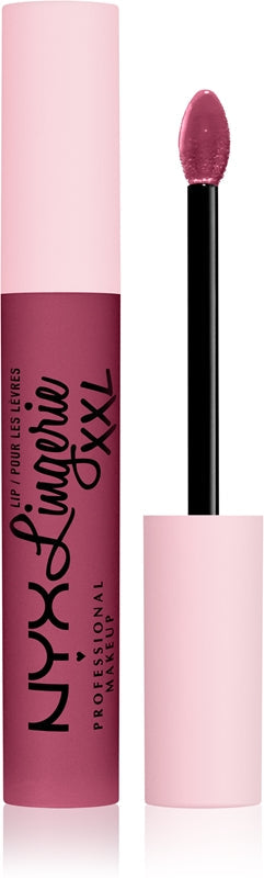 NYX Profesionální Makeup Lingerie XXL tekutá rtěnka s matným povrchem barva 13 - Peek show 4 ml