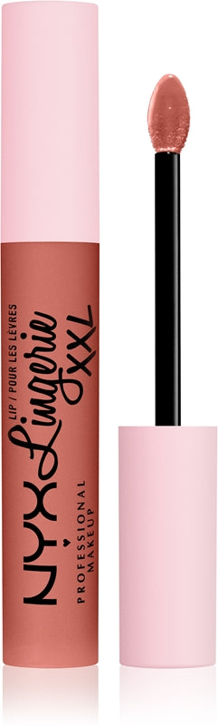 NYX Professional Makeup Lingerie XXL Flüssig-Lippenstift mit mattem Finish Farbe 02 – Turn On 4 ml