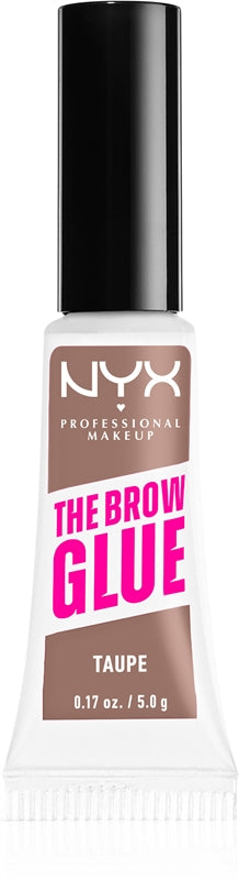 NYX Profesjonell sminke The Brow Glue øyenbrynsgelfarge 02 Taupe 5 g