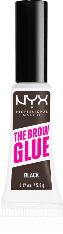 NYX Profesjonell sminke The Brow Glue øyenbrynsgel farge 05 svart 5 g