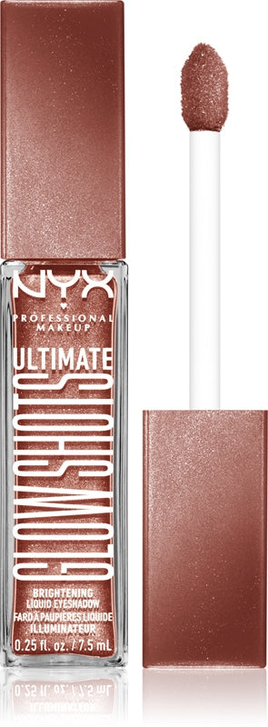 NYX Professionell Makeup Ultimate Glow Shots Flytande Glitter Ögonskugga Färg 09 Mango Moment 7,5 ml