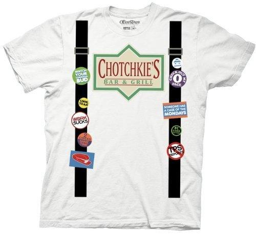 Office Space Chotchkie's Bar & Grill Suspenders Costume T-shirt - M