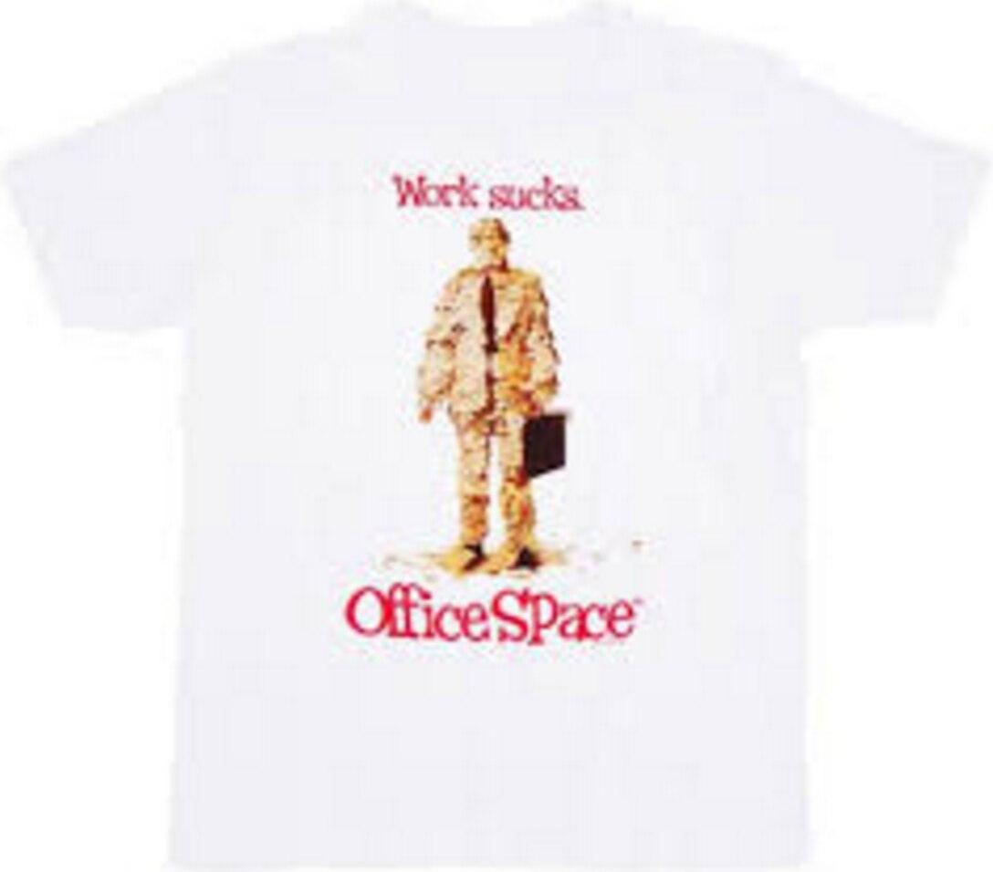 Office Space Work Sucks Memo T-shirt - XL