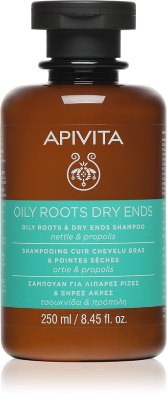 Apivita Oily Roots & Dry Ends shampoo for oily scalps and dry ends 250 ml