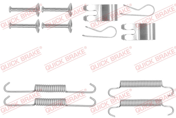 Accessory Kit, parking brake shoes KAWE 105-0013