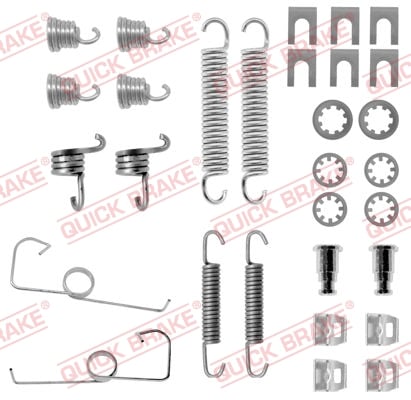 Accessory Kit, brake shoes KAWE 105-0644