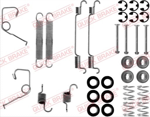 Accessory Kit, brake shoes KAWE 105-0706