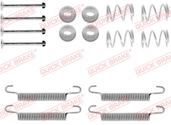 Accessory Kit, parking brake shoes KAWE 105-0791