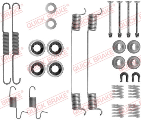 Accessory Kit, brake shoes KAWE 105-0818