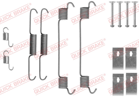 Accessory Kit, brake shoes KAWE 105-0860