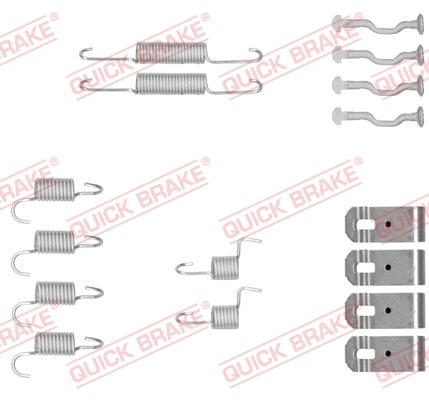 Accessory Kit, parking brake shoes KAWE 105-0876