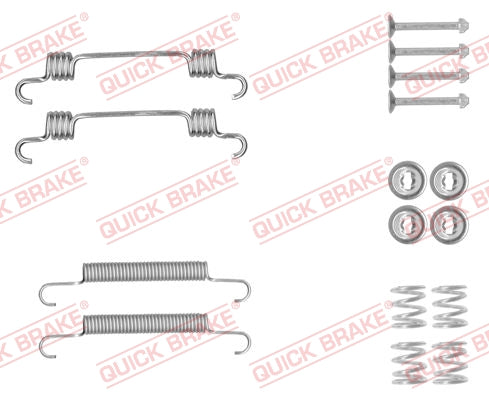 Accessory Kit, parking brake shoes KAWE 105-0887