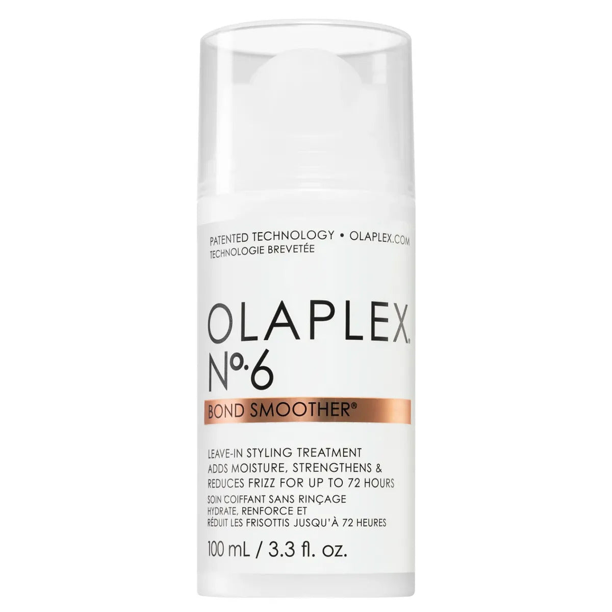 Olaplex, n. 6 Bond Smoother, Spumă fără clătire pentru coafarea părului, Anti-încrețire, pentru păr creț-creț, 100 ml