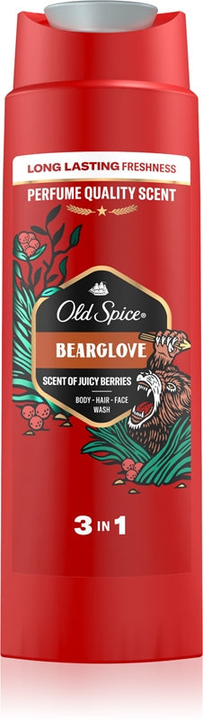 Old Spice Bearglove dusjgelé for kropp og hår 250 ml