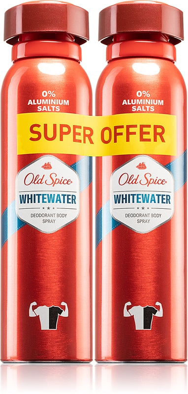 Old Spice Old Spice Deodorante Spray Duo 2X150Ml Acqua Bianca