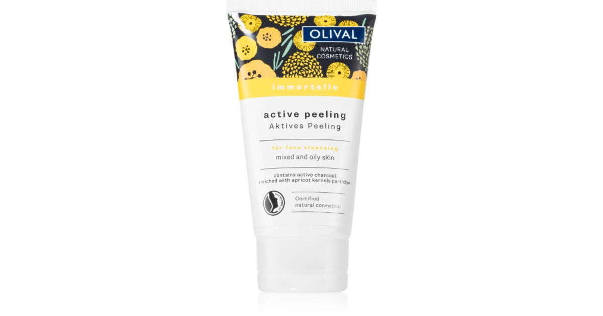 Olival Immortelle Active Peeling exfoliating facial cleanser for oily and combination skin 75 ml