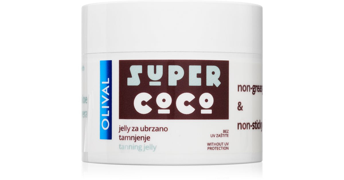 Olival SUPER Coco fuktighetsgivende krem-gel for å akselerere soling 100 ml
