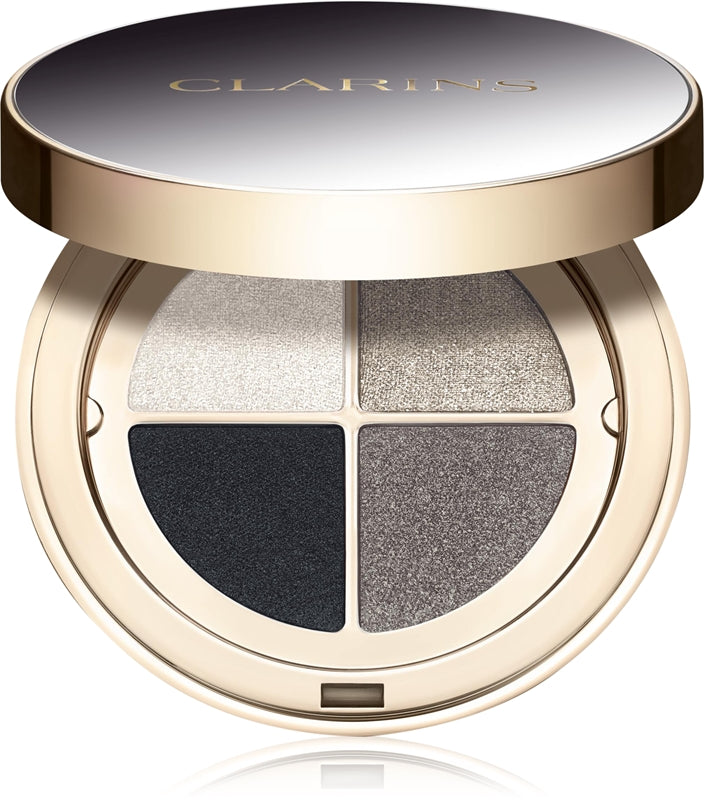 Clarins Paleta cieni do powiek Ombre 4 Color Eyeshadow Palette zapewniająca długotrwały efekt Kolor 09 - Onyx Gradation 4,2 g