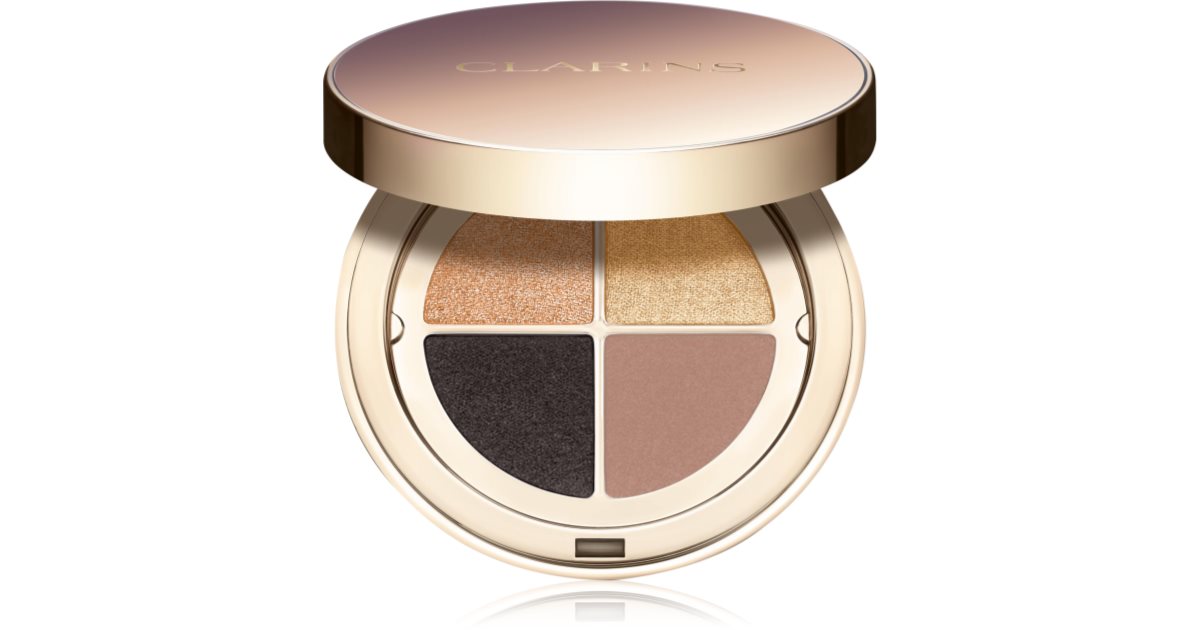 Clarins Paleta cieni do powiek Ombre 4 Color Eyeshadow Palette dla długotrwałego efektu kolor 08 - Amber Gradation 4,2 g