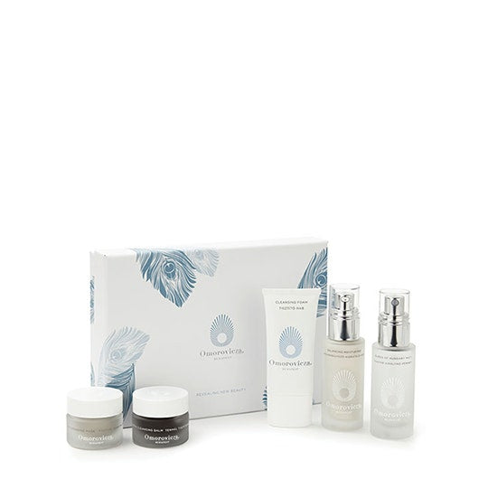 Omorovicza Discovery Set Deep Cleansing Mask 15ml + Balancing Moisturizer 30ml + Thermal Cleansing Balm 15ml + Spumă de curățare 30ml + Queen Of Hunga