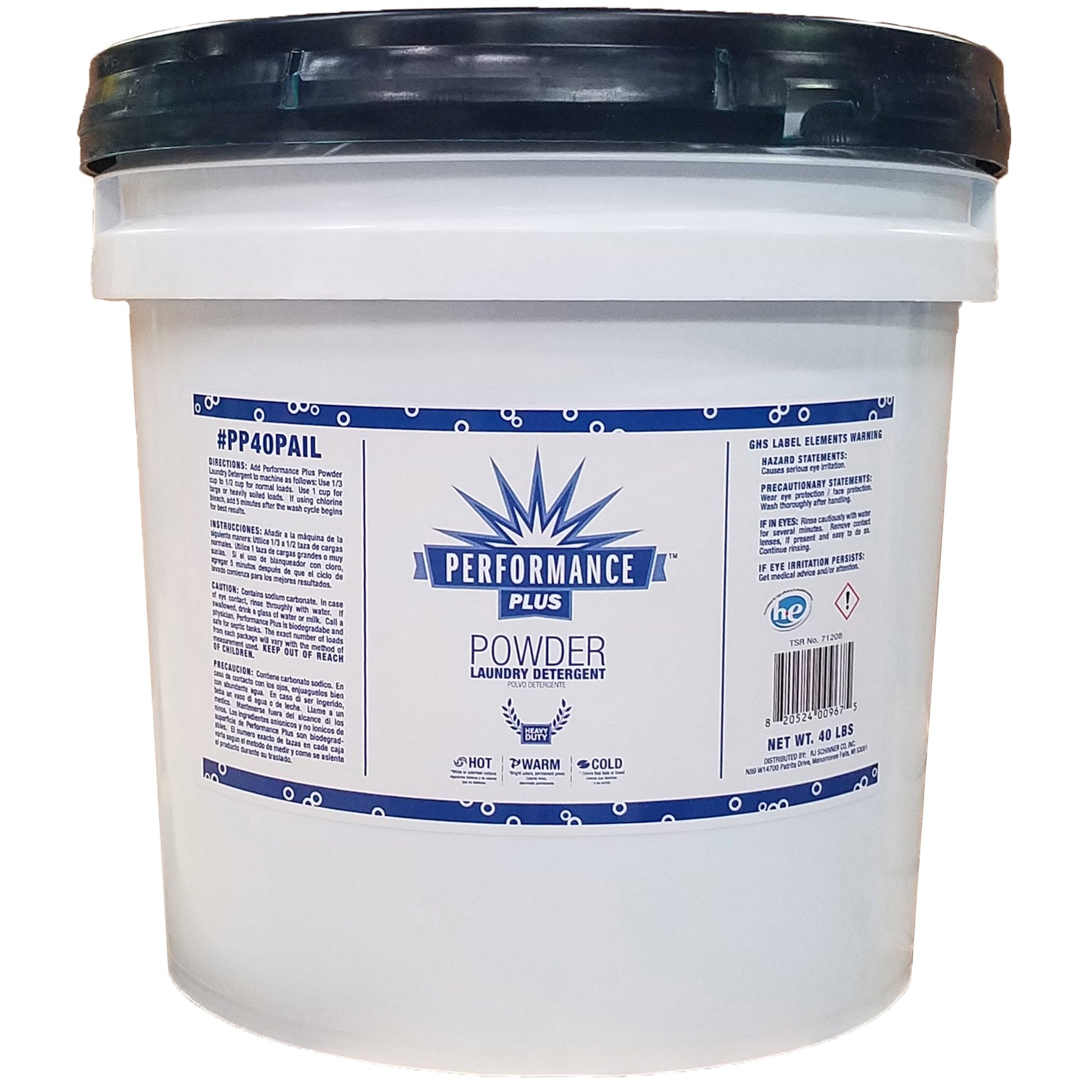 Laundry Detergent Performance Plus, 40 lbs., Each