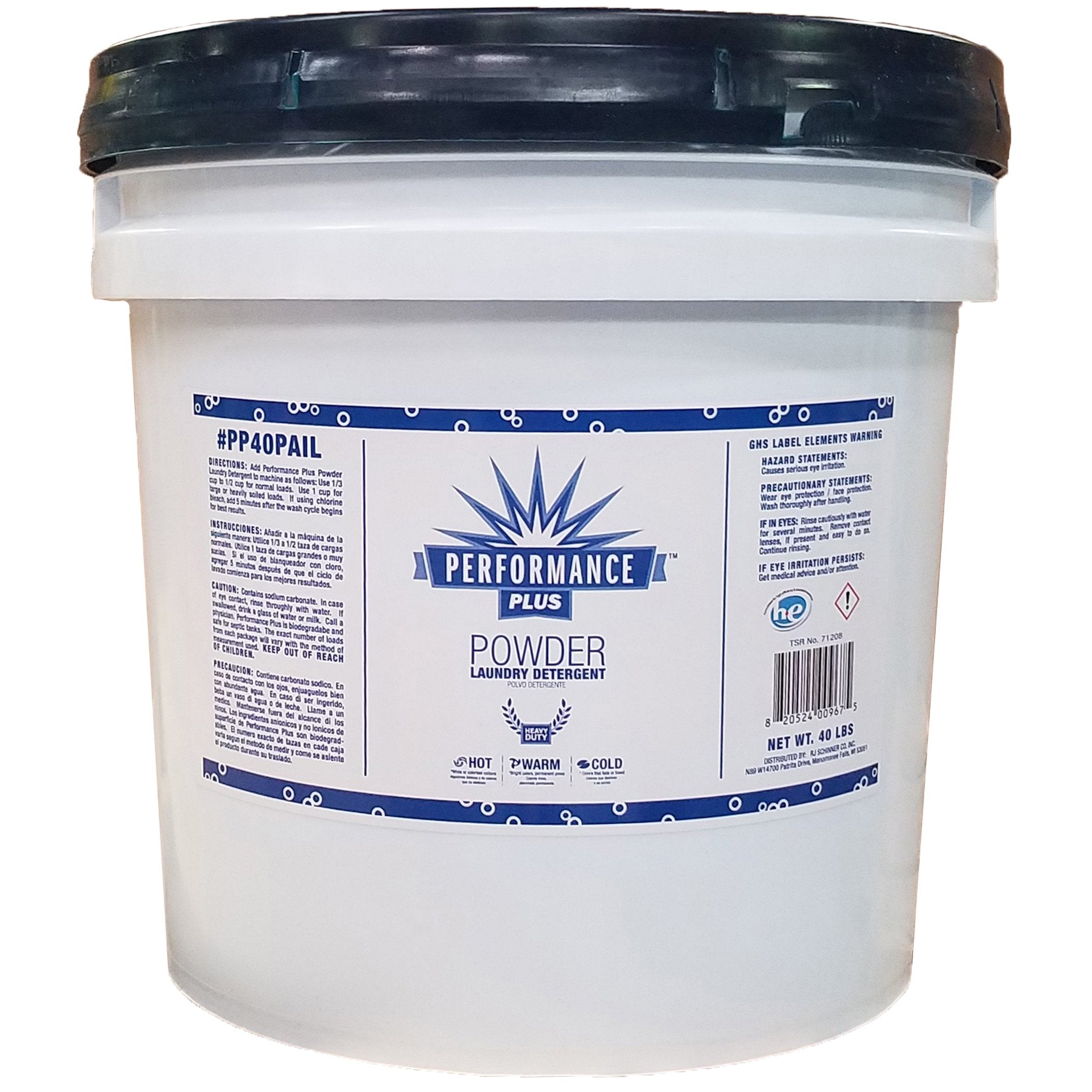 Laundry Detergent Performance Plus, 40 lbs., Each