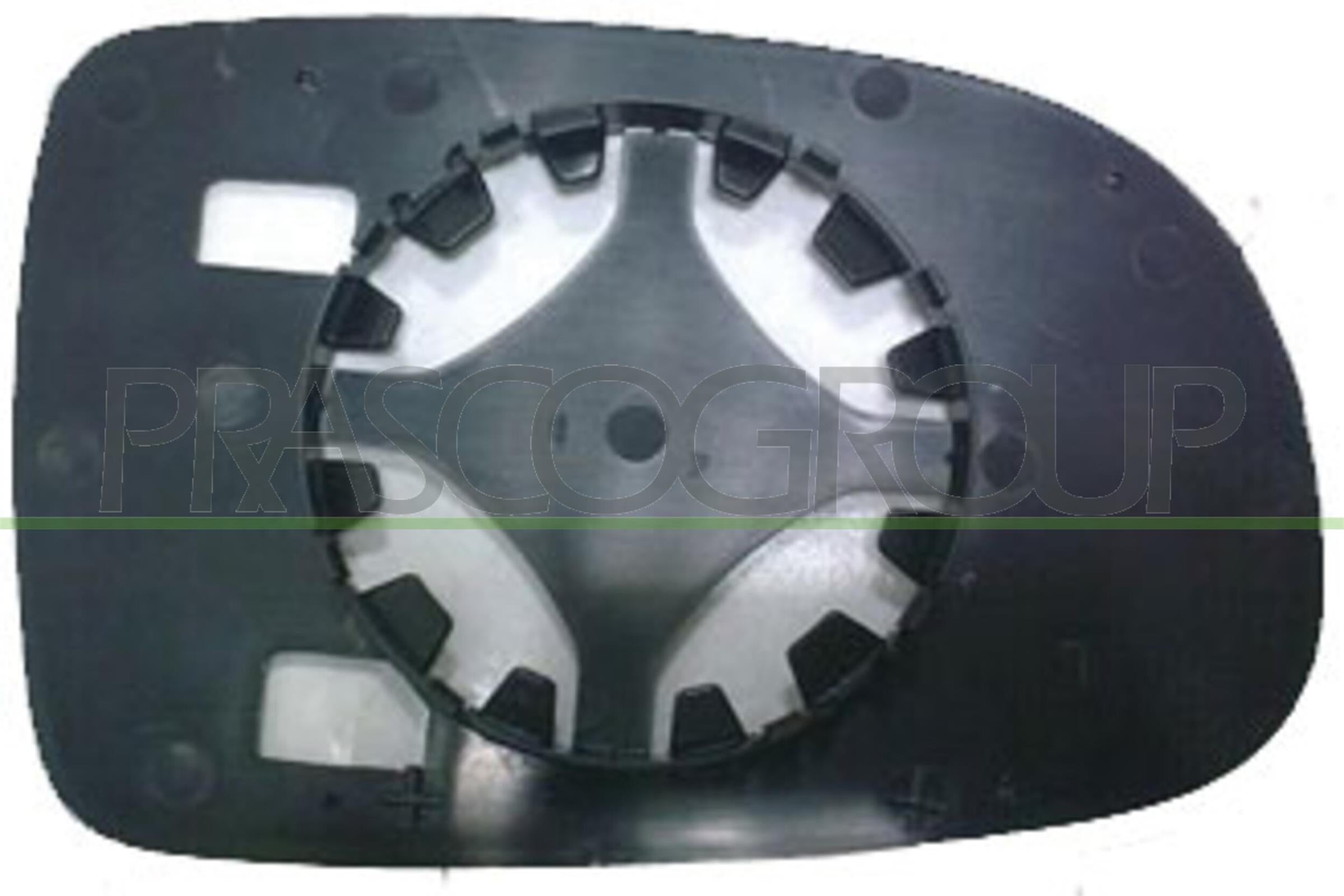 Mirror Glass, exterior mirror PRASCO OP0307514