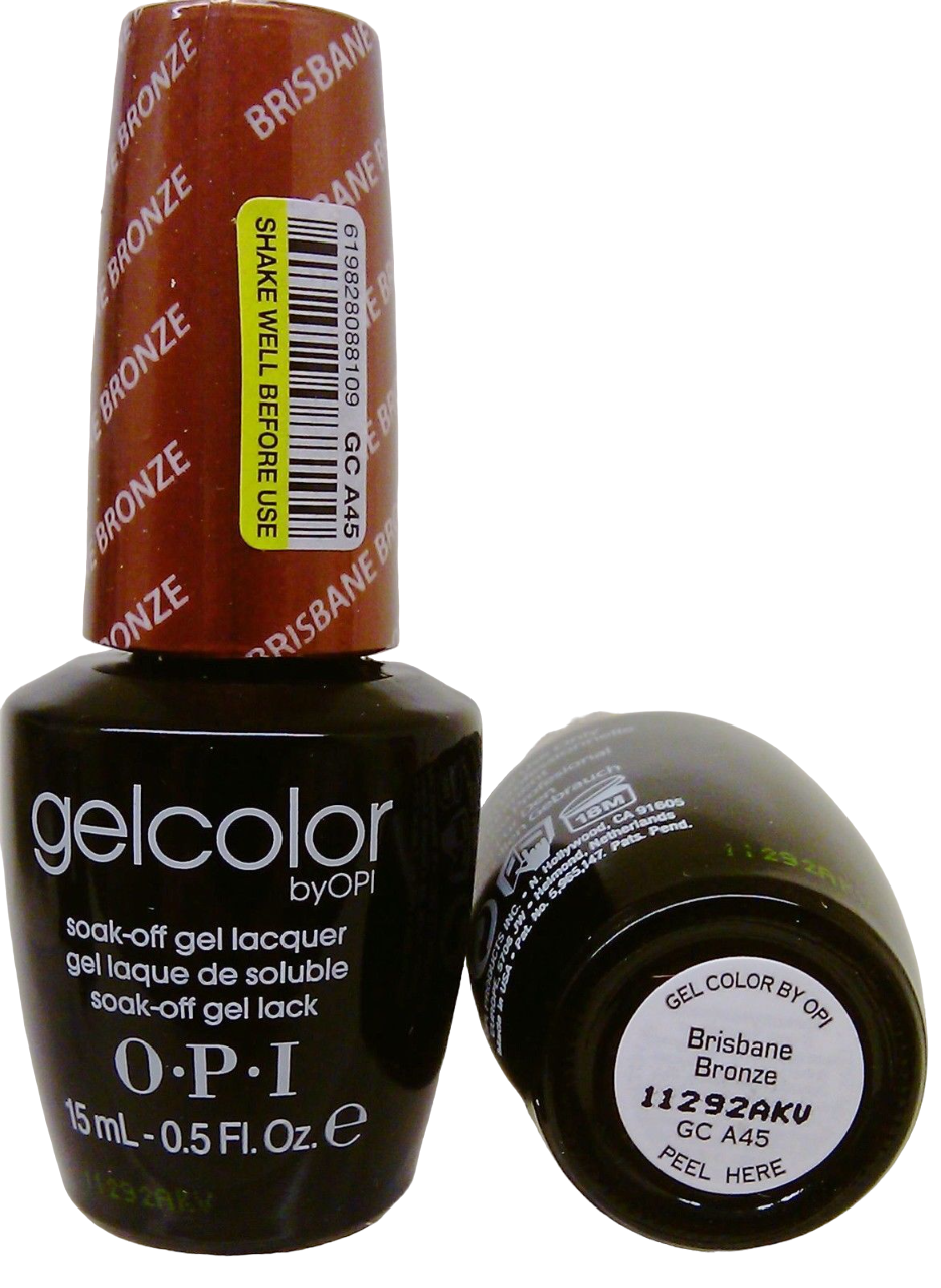 Opi Gelfarge Semi-permanent neglelakk GC A45 Brisbane Bronse 15 ml