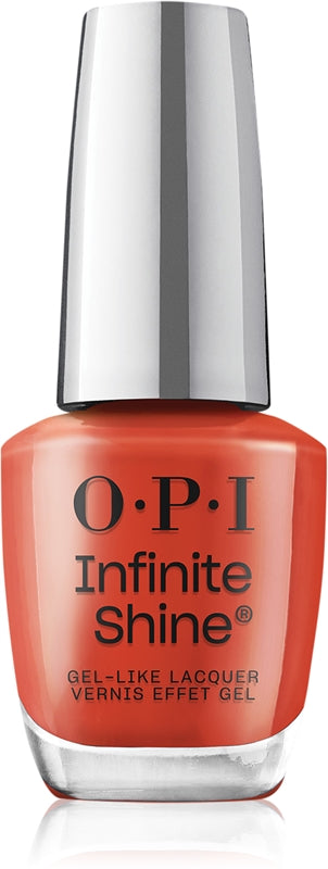 OPI Infinite Shine Gel-lignende neglelakk Knock 'Em Red 15 ml