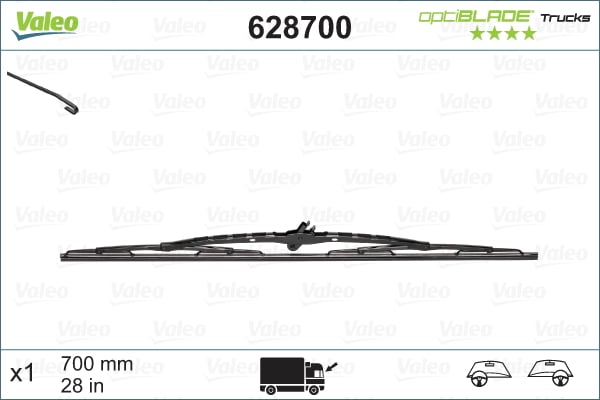 Wiper Blade VALEO 628700