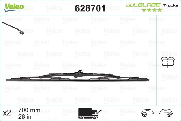 Wiper Blade VALEO 628701