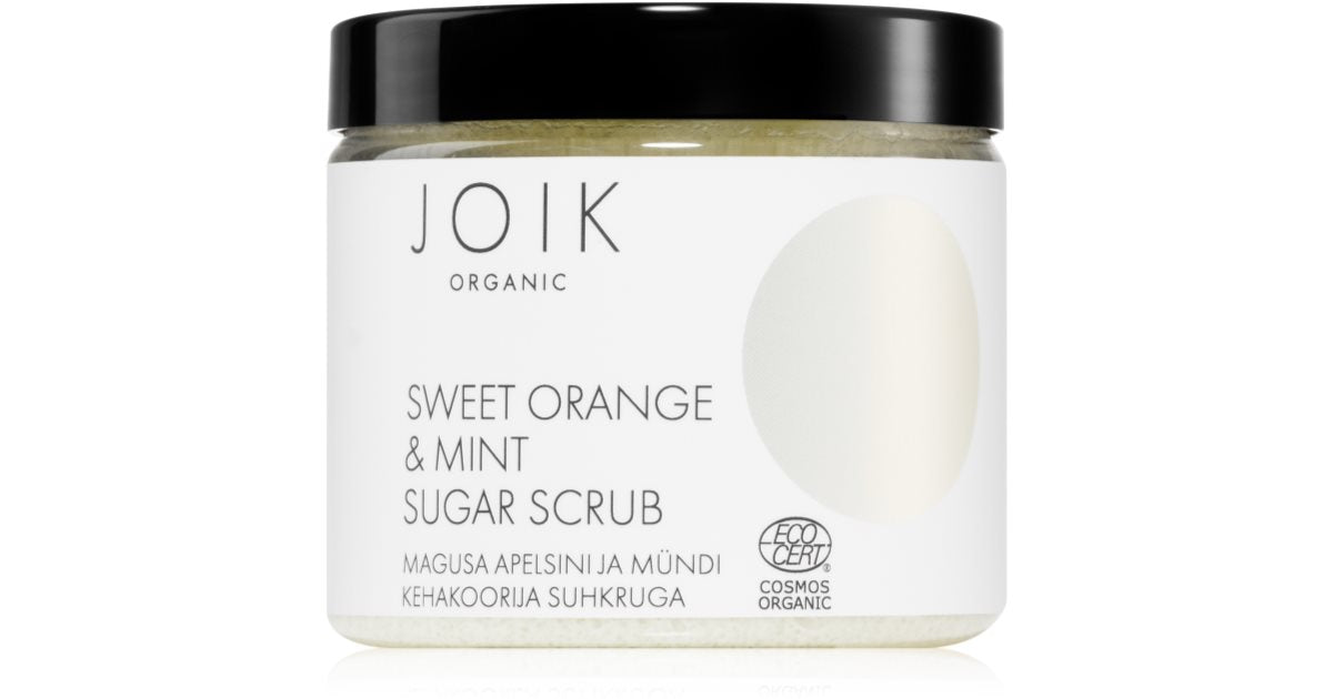 Joik Organic Gommage Corps Sucre Orange Douce et Menthe 210 G