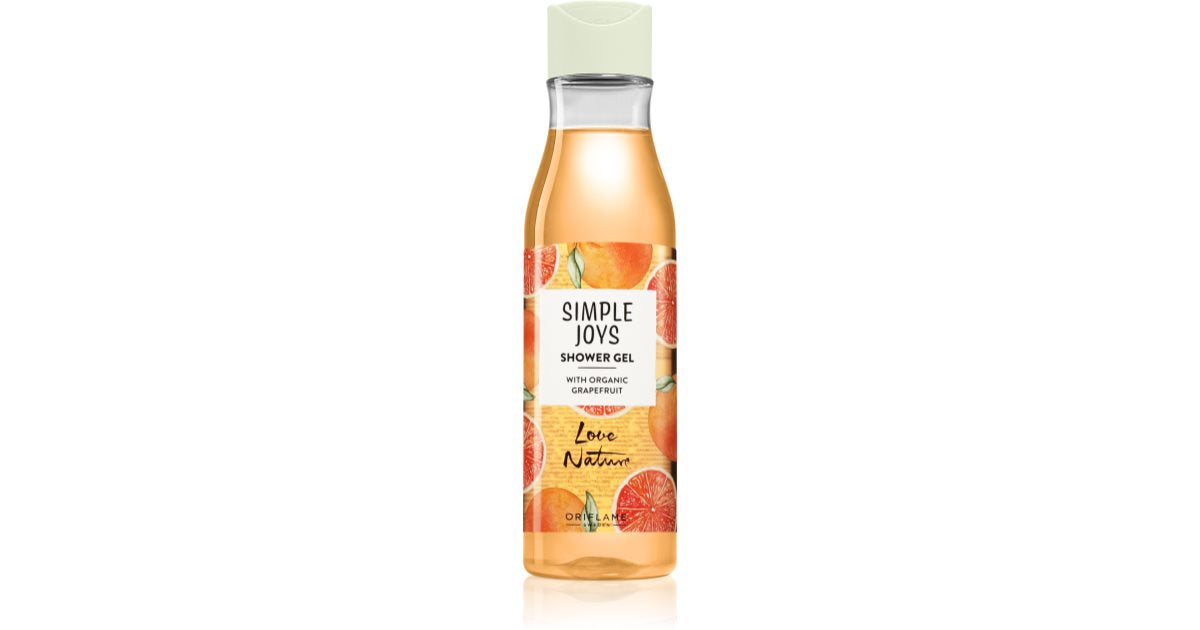 Oriflame Love Nature Simple Joys shower gel Organic grapefruit 250 ml