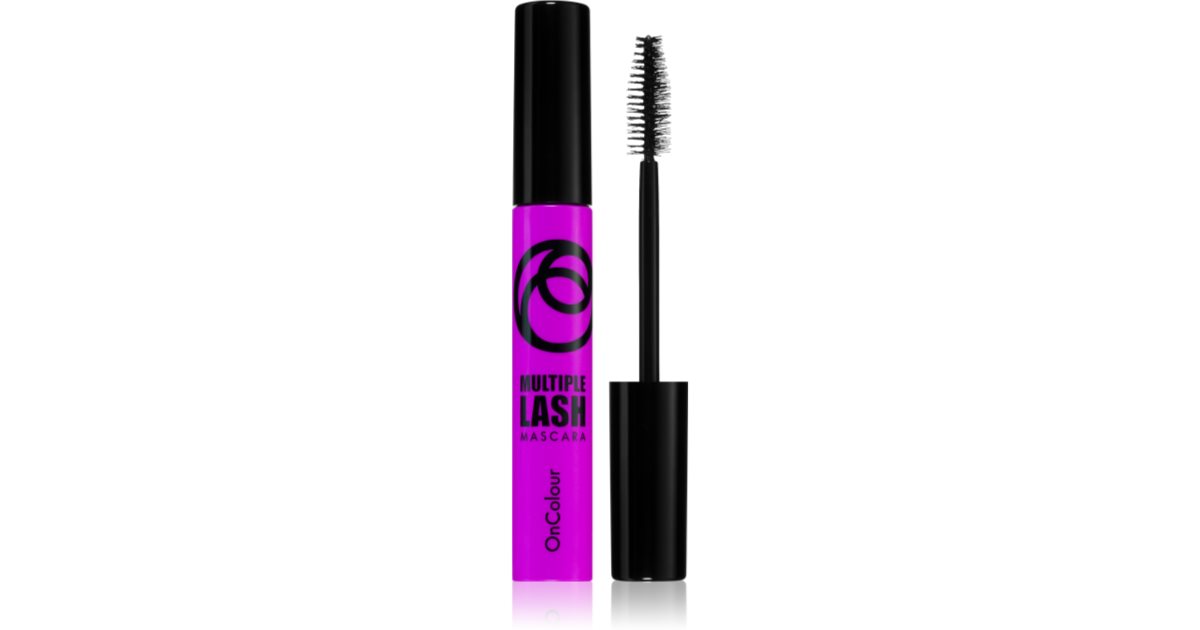 Oriflame OnColour mascara for lengthened eyelashes black colour 8 ml