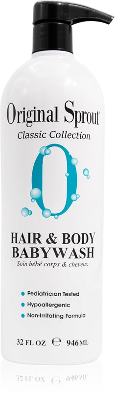 Original Sprout Original Sprout Rensegelé for kropp og hår for sensitiv hud for barn pH 6,0 – 7,0 946 ml