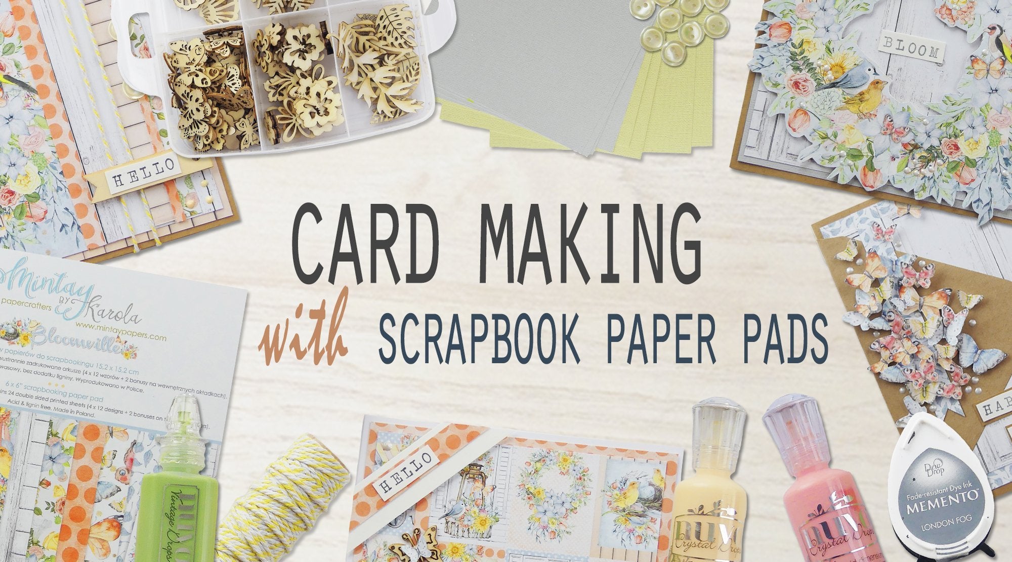 Card Making with 6x6 Paper Pads: Using Scrapbook Paper to Create Greeting Cards
