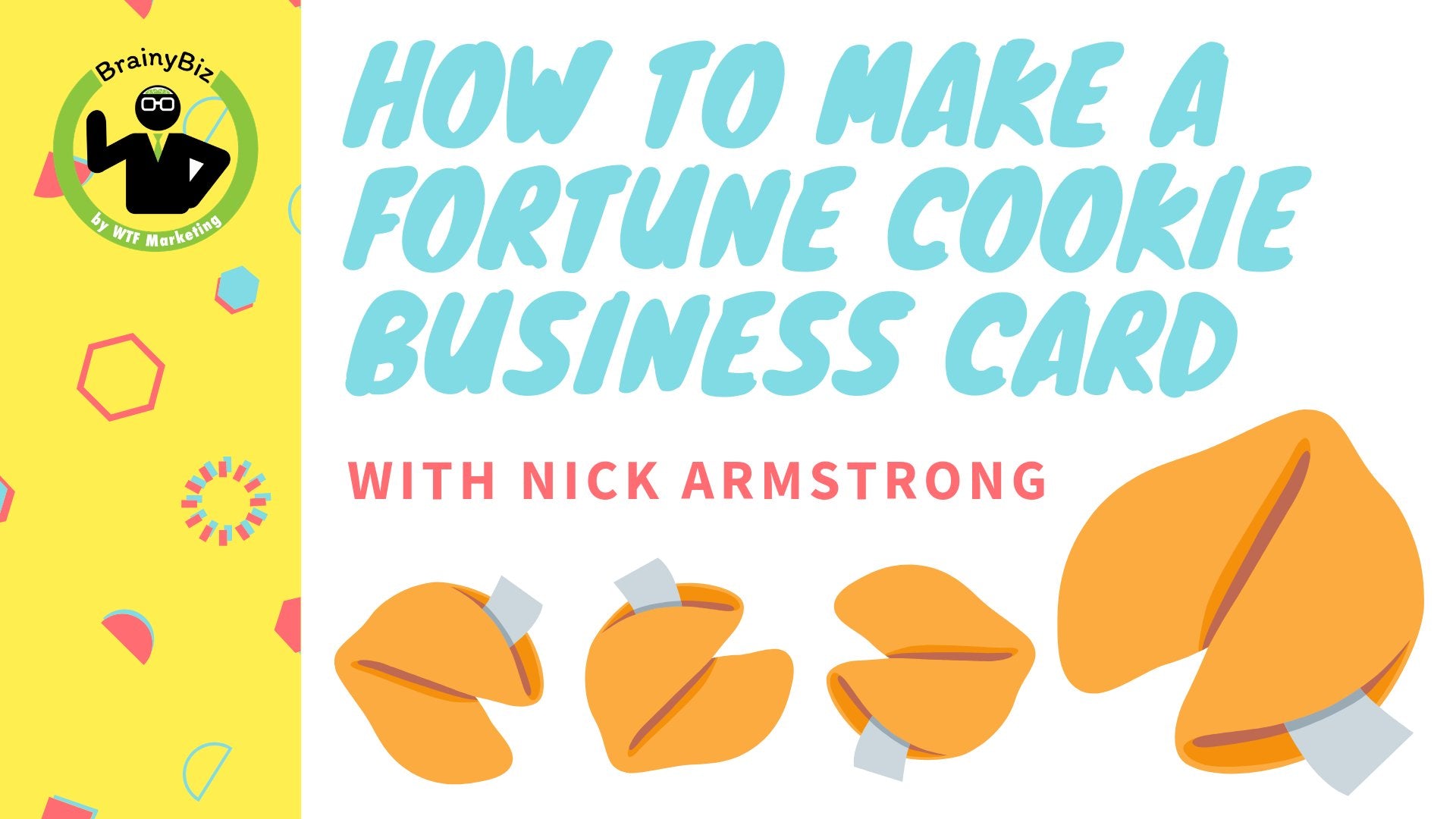 Make a Fortune Cookie Business Card